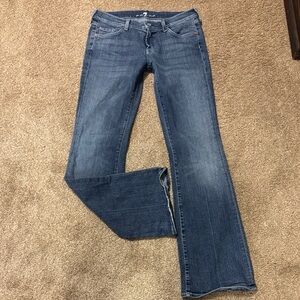 Women's 7 For All Mankind Low rise Flare Jeans, Sz 29
